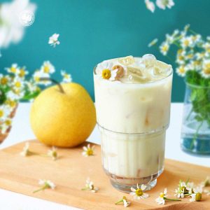 Trà sữa sen cúc lê